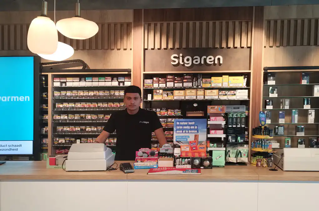 Tabakspeciaalzaak ProVape interieur